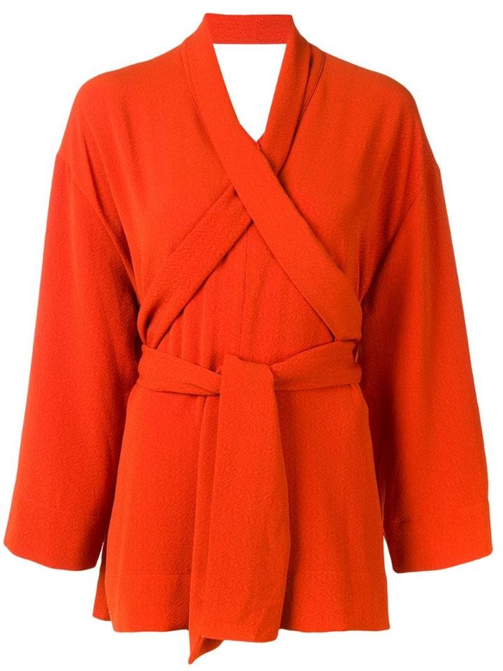 Henrik Vibskov Wrap Around Blouse - Orange