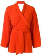Henrik Vibskov Wrap Around Blouse - Orange