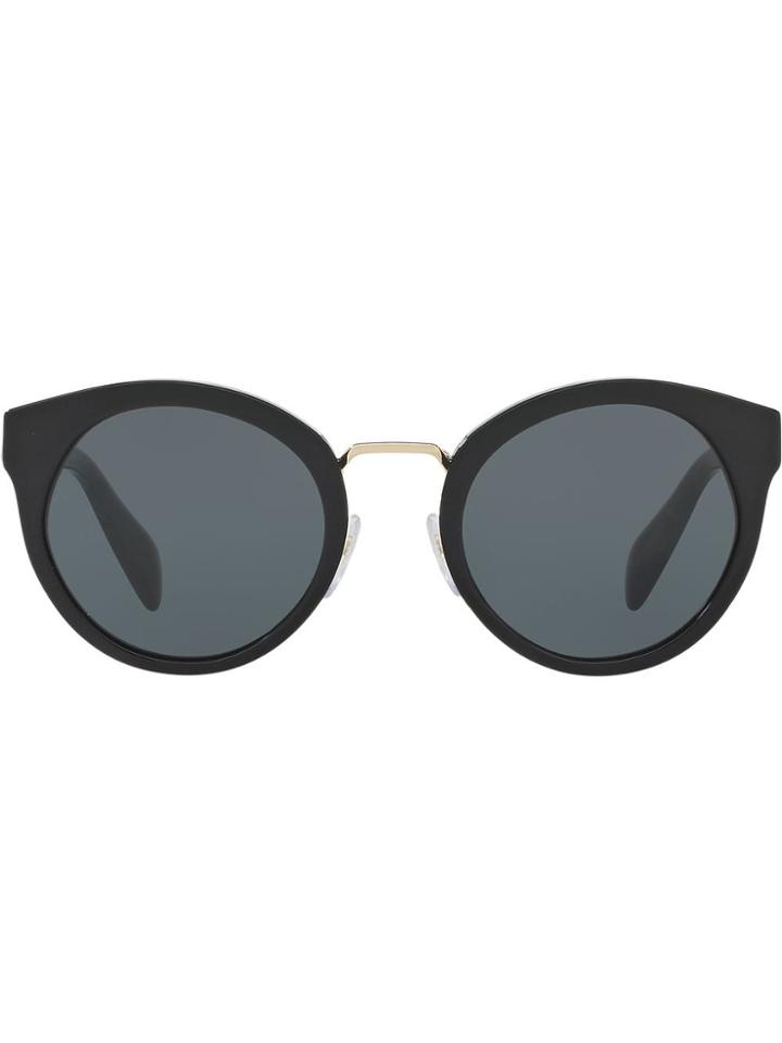 Prada Eyewear Cat Eye Shaped Sunglasses - Black