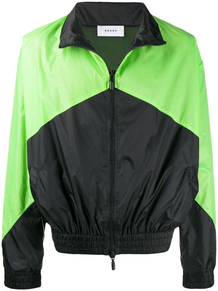 Rhude Zip-up Flight Jacket - Black