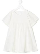 Chloé Broderie Anglais Dress - White