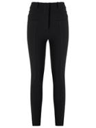 Gloria Coelho Skinny Trousers, Women's, Size: 40, Black, Polyamide/spandex/elastane