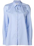Maison Margiela Cut-out Detail Shirt - Blue