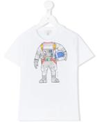 Paul Smith Junior - Astronaut Print T-shirt - Kids - Cotton - 2 Yrs, Toddler Boy's, White