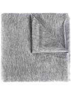 Layered Scarf, Adult Unisex, Grey, Silk/spandex/elastane/cashmere, Kristensen Du Nord