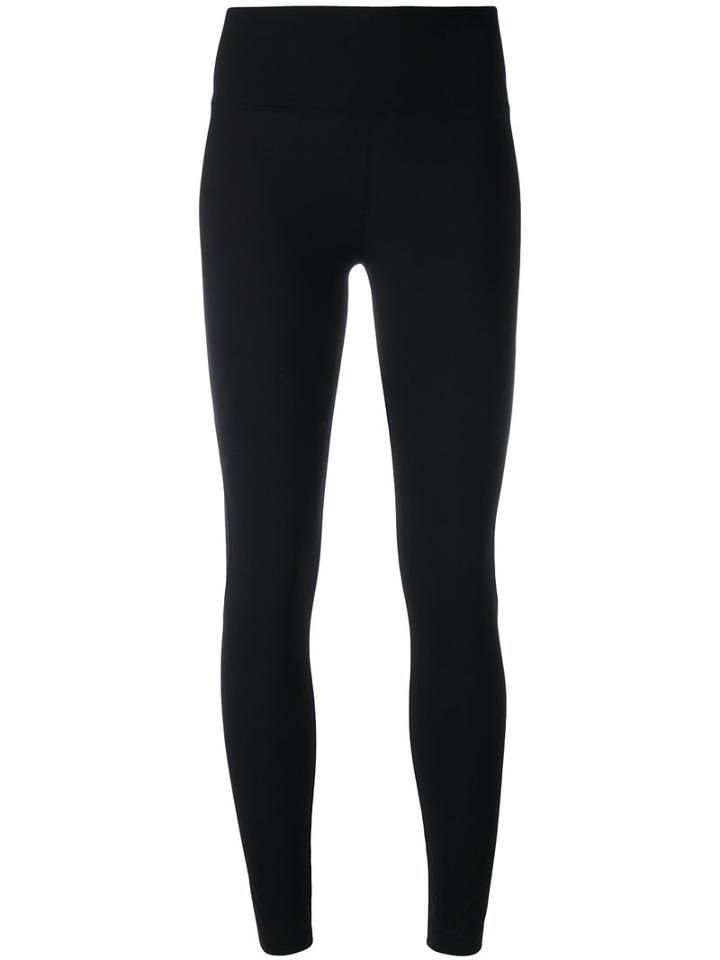 Y-3 - Stripe Detail Leggings - Women - Spandex/elastane/polyimide - Xxs, Black, Spandex/elastane/polyimide