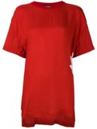 Dsquared2 - Printed Boyfriend T-shirt - Women - Viscose - S, Red, Viscose