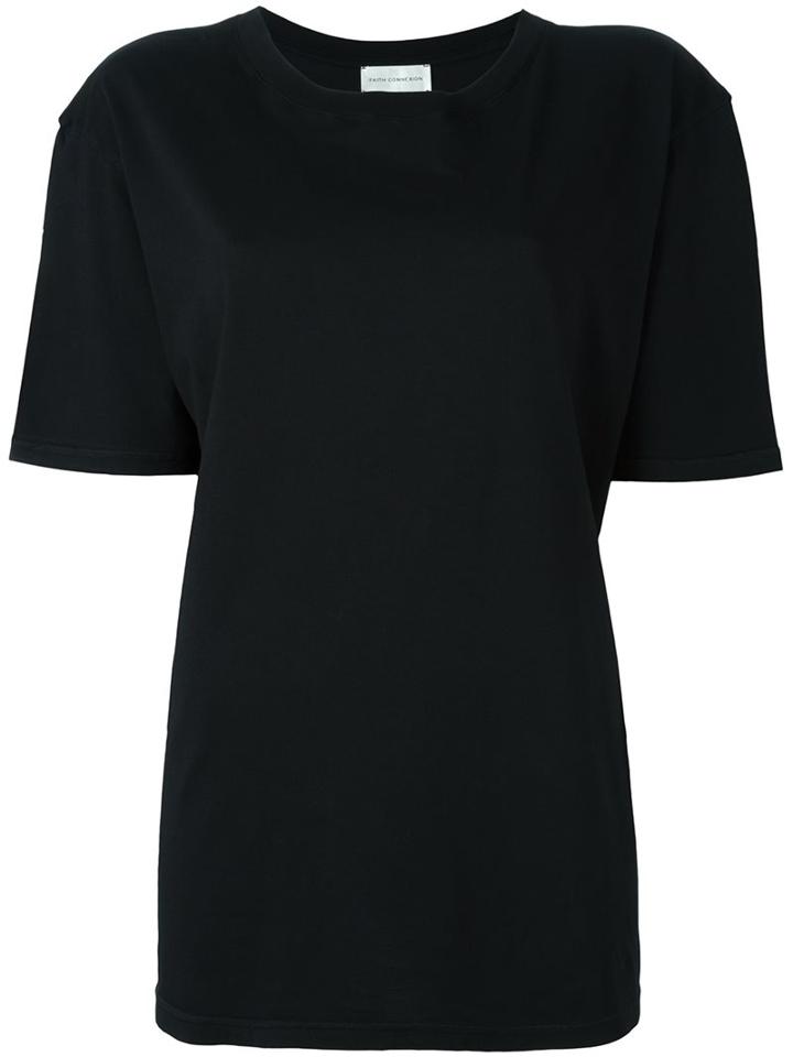 Faith Connexion Boyfriend Fit T-shirt, Women's, Size: Xs, Black, Cotton