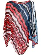 Missoni Striped Poncho - Multicolour