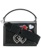 Dsquared2 Embellished Dd Mini Shoulder Bag - Black