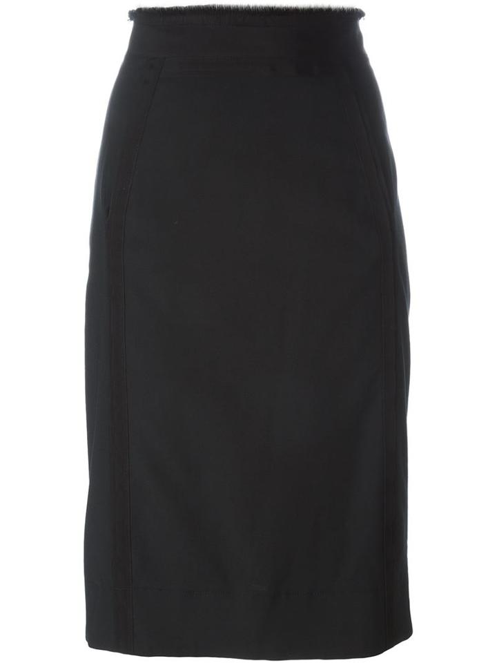 A.f.vandevorst '161 Sky' Skirt, Women's, Size: 36, Black, Lyocell/viscose/virgin Wool