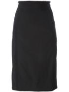 A.f.vandevorst '161 Sky' Skirt, Women's, Size: 36, Black, Lyocell/viscose/virgin Wool