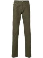 Versus Embroidered Details Trousers - Green