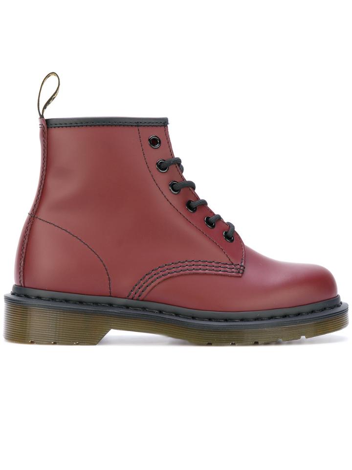Dr. Martens 101 Smooth Boots - Red