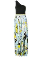 Emilio Pucci Frida Print One-shoulder Evening Dress - Black