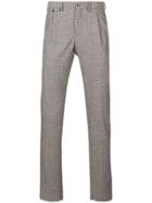 Incotex Plaid Tailored Trousers - Brown