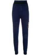 Mr & Mrs Italy Embroidered Leggings - Blue