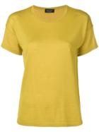 Roberto Collina Round Neck Knitted Top - Yellow