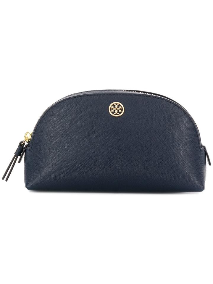Tory Burch Robinson Small Makeup Bag - Blue