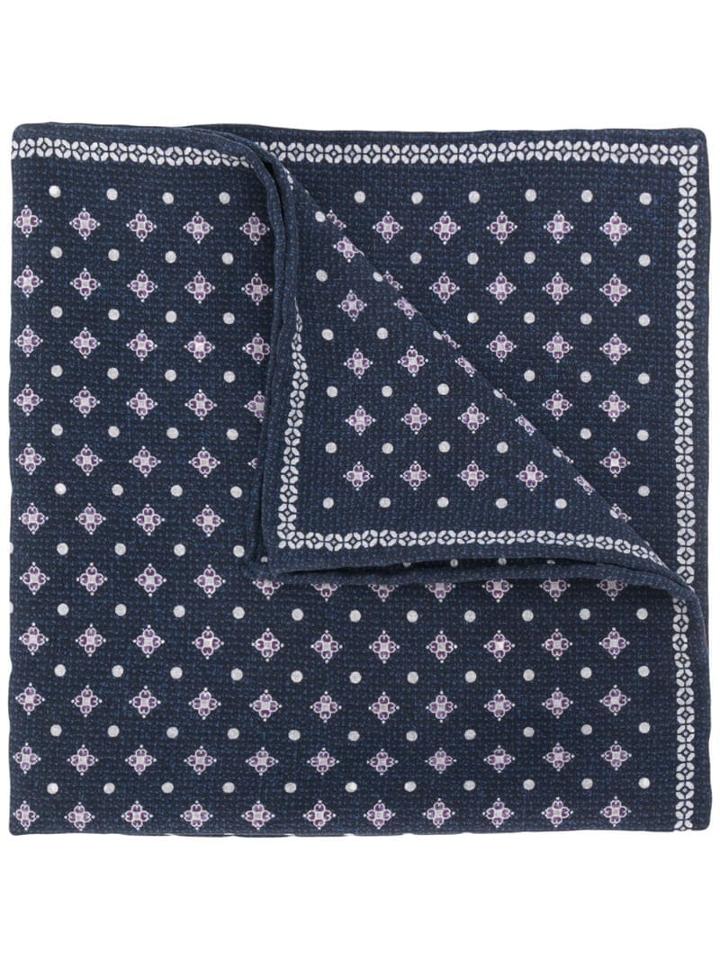 Brunello Cucinelli Patterned Neckerchief - Blue