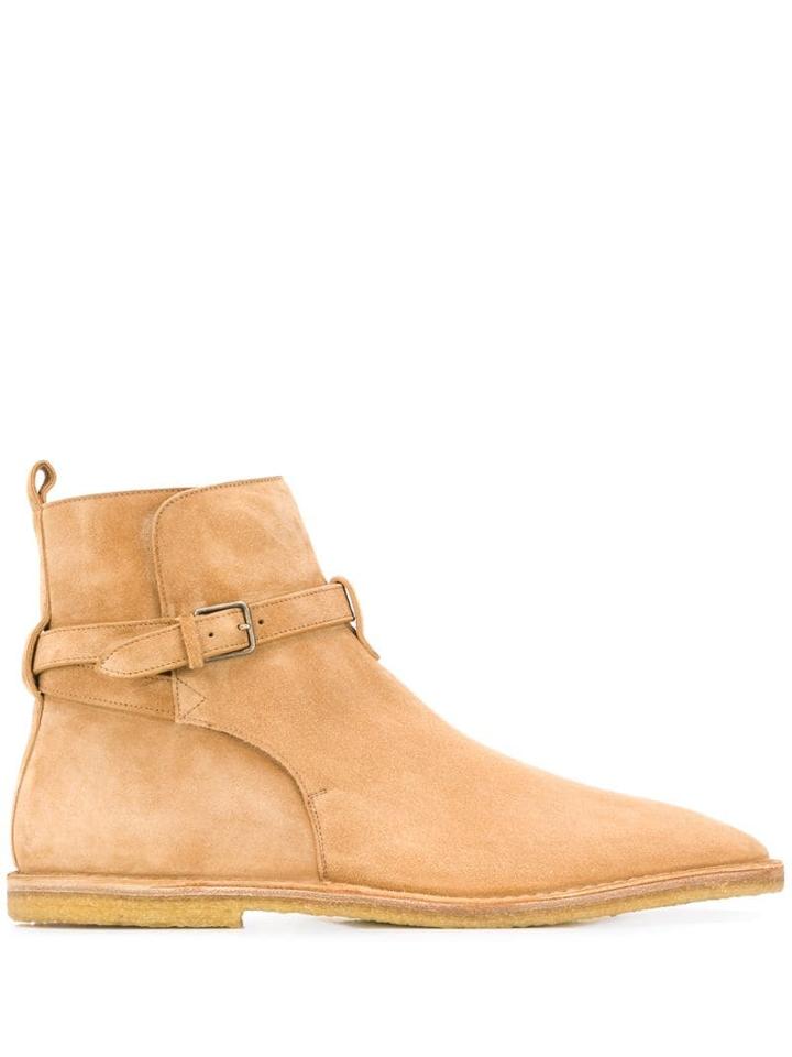 Saint Laurent Nino Jodhpur Boots - Brown