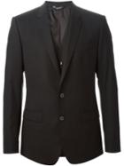 Dolce & Gabbana Classic Three-piece Suit, Men's, Size: 50, Black, Spandex/elastane/cupro/rayon/virgin Wool