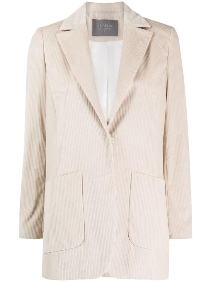 Lorena Antoniazzi Corduroy Blazer - Neutrals
