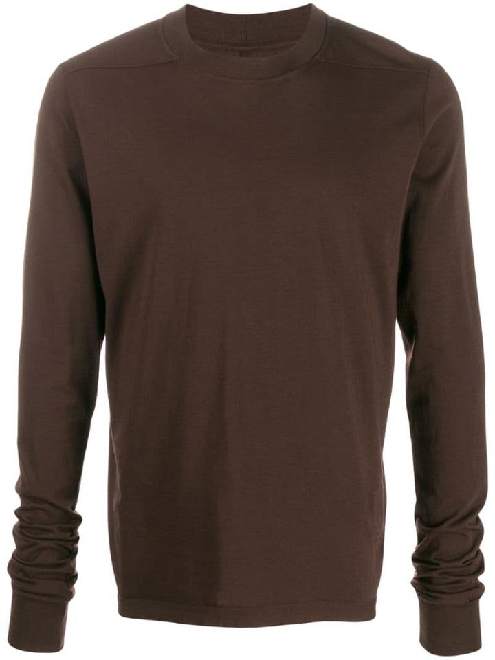 Rick Owens Drkshdw Crew-neck Sweatshirt - Brown