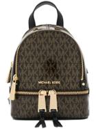 Michael Michael Kors Mini Monogram Backpack - Brown