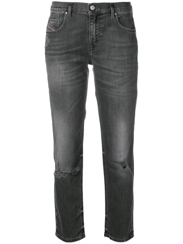 Diesel Belthy-ankle-d 069bh Jeans - Black