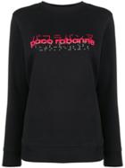 Paco Rabanne Front Logo Sweatshirt - Black