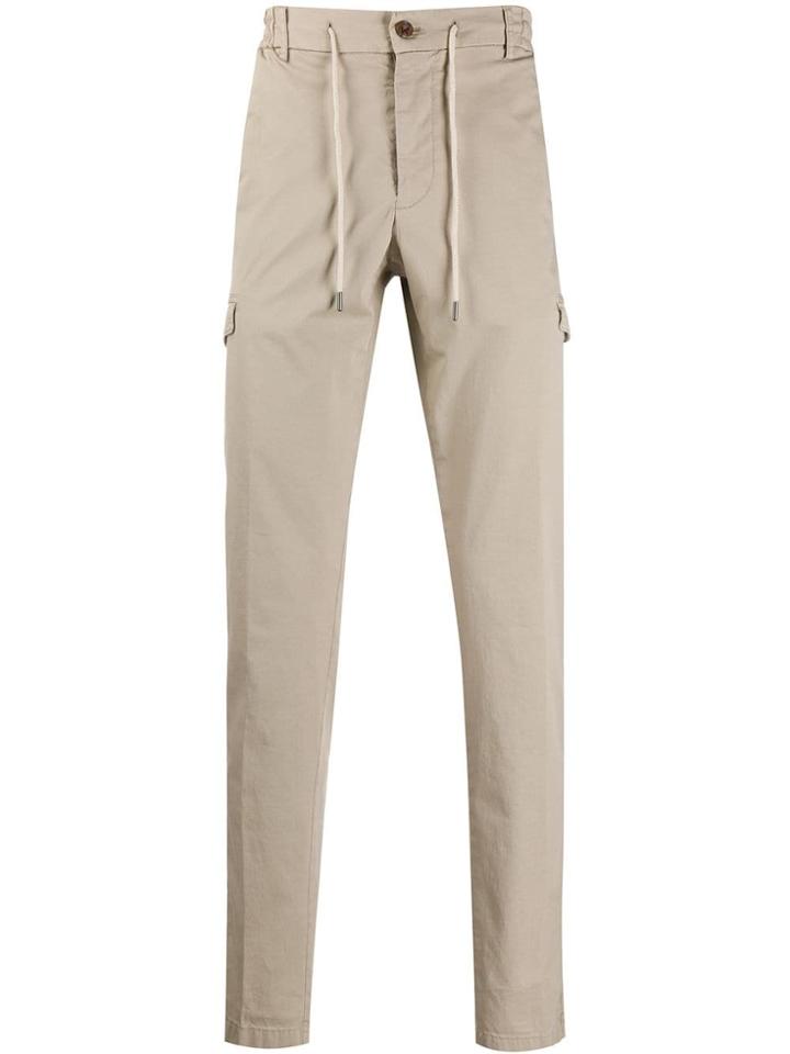 Berwich Tie Waist Cargo Pants - Neutrals