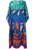 Pierre-louis Mascia Patterned Maxi Dress, Women's, Silk