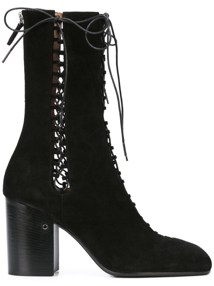 Laurence Dacade Suzy Lace-up Boots - Black