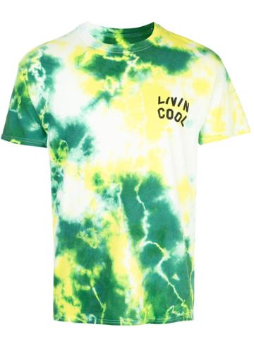 Livincool Tie-dye Crewneck T-shirt - Green