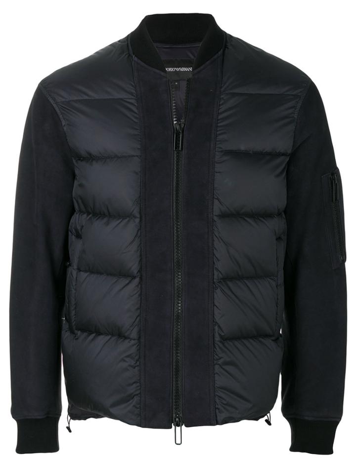 Emporio Armani Padded Athletic Jacket - Blue