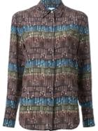 Scanlan Theodore Coil Print Shirt, Women's, Size: 6, Silk