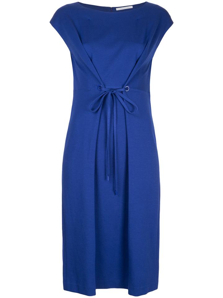 Estnation Tie Waist Dress - Blue