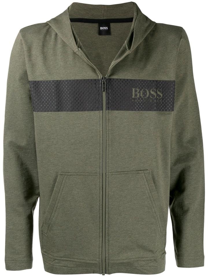 Boss Hugo Boss Printed Hooded Jacket - Green