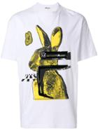 Mcq Alexander Mcqueen Abstract Rabbit Print T-shirt - White