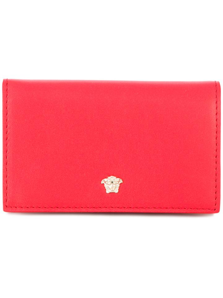 Versace Foldover Medusa Purse - Red