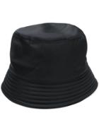 Prada Logo Fisherman Hat - Black