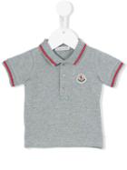 Moncler Kids - Classic Polo Shirt - Kids - Cotton/spandex/elastane - 9-12 Mth, Grey