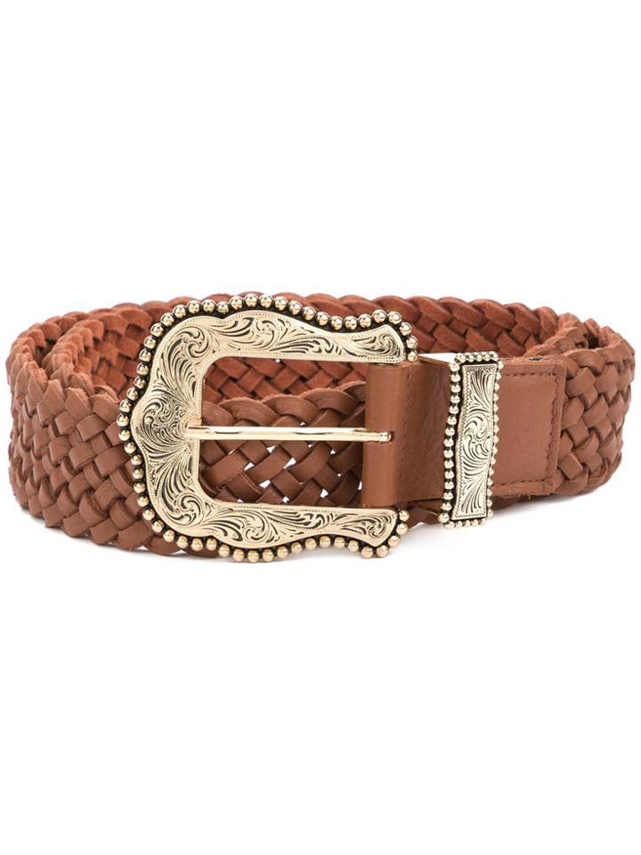 B-low The Belt Waverly Braid Belt - Brown