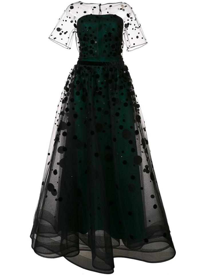 Carolina Herrera Polka Dot Ball Gown