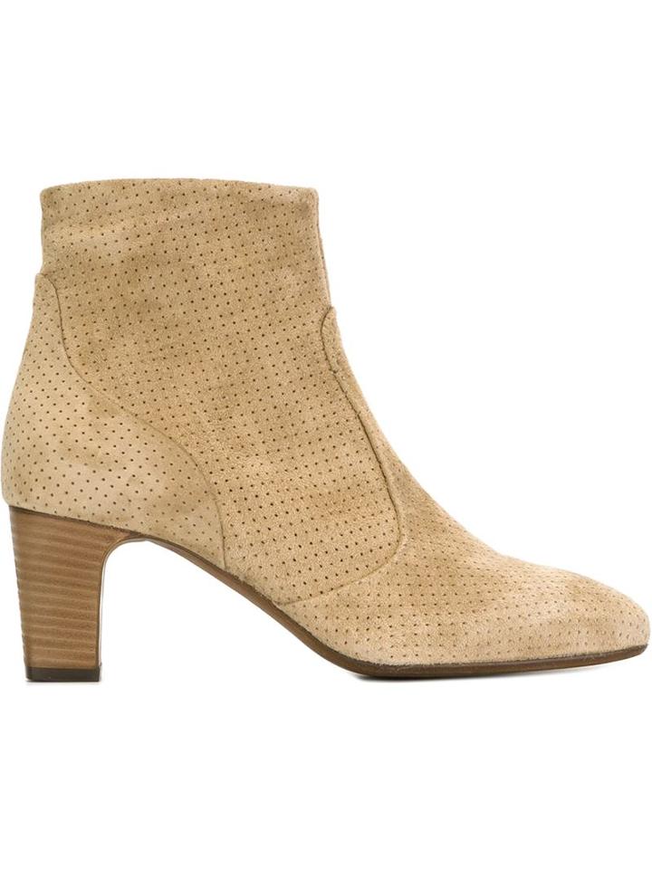 Laboratorigarbo Silvy Boots, Women's, Size: 38, Nude/neutrals, Suede/leather