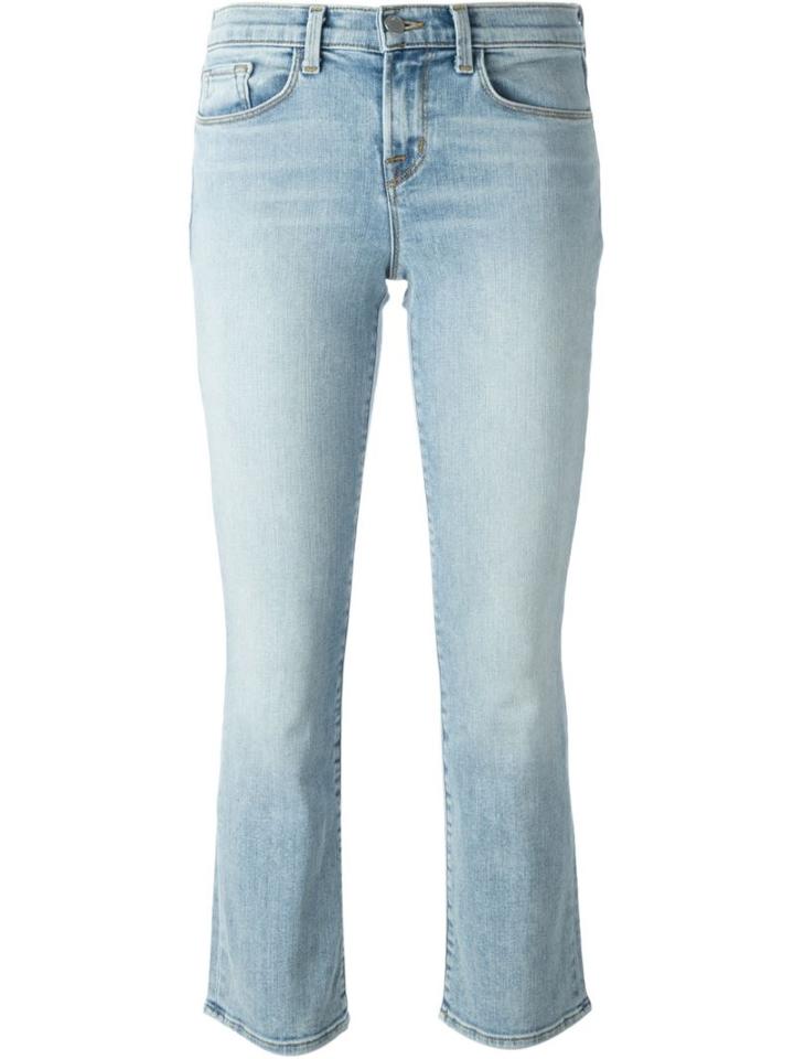 J Brand Cropped Jeans, Women's, Size: 26, Blue, Cotton/polyurethane