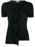 Mrz Ruffle Detail Top - Black