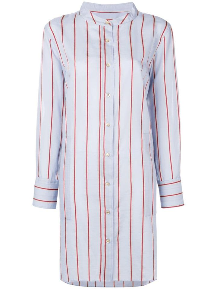 Isabel Marant Round Neck Shirt Dress - Blue