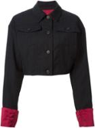 Dolce & Gabbana Vintage Pinstriped Cropped Jacket